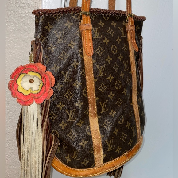 VINTAGE BOHO BAG LOUIS VUITTON FRENCH TOTE - Picture 4 of 10